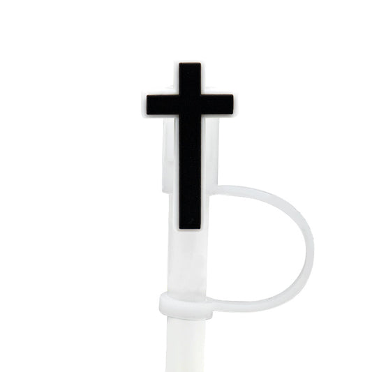 Black Cross Straw Cover