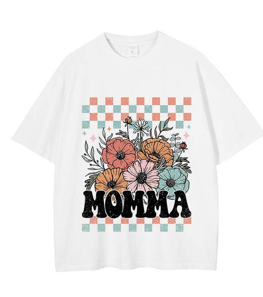 Black Momma Checkered T