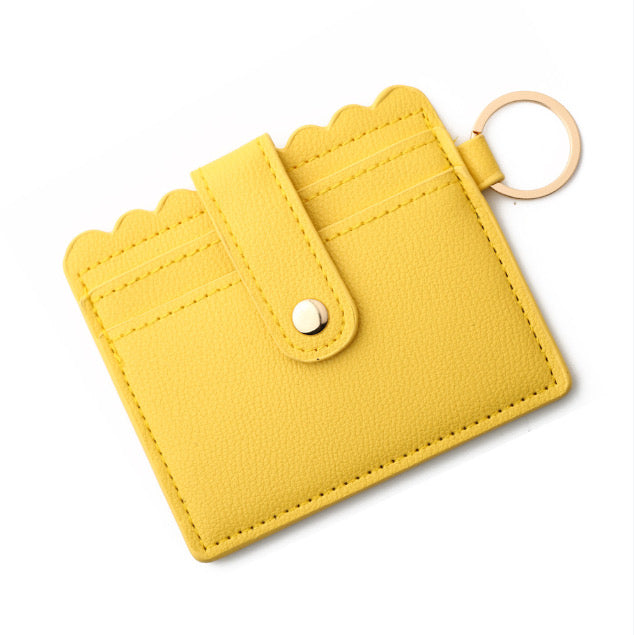 Women's Faux Leather Wallet/ Key Chain Card Holder