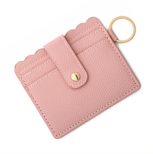 Women's Faux Leather Wallet/ Key Chain Card Holder