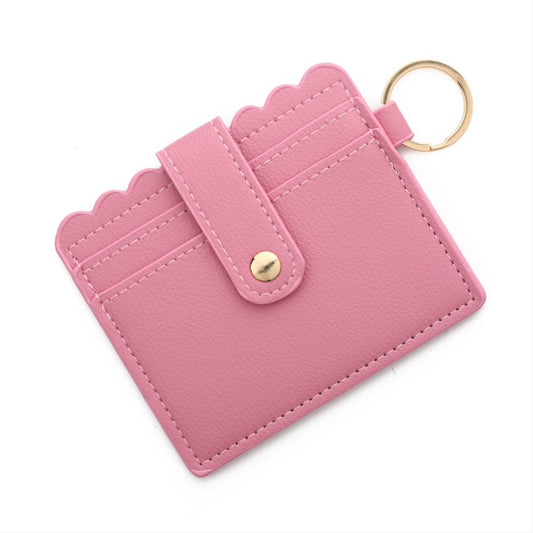 Women's Faux Leather Wallet/ Key Chain Card Holder