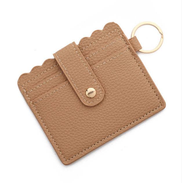 Women's Faux Leather Wallet/ Key Chain Card Holder