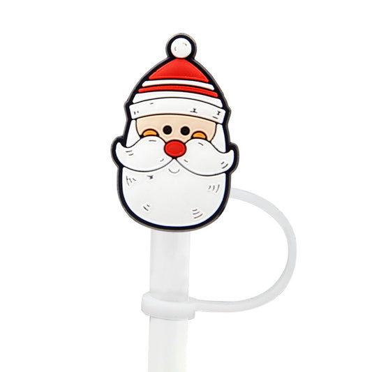 Santa Claus Straw Cover