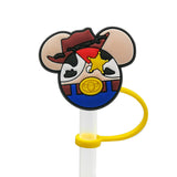 Woody Mickey Ears Straw Cover